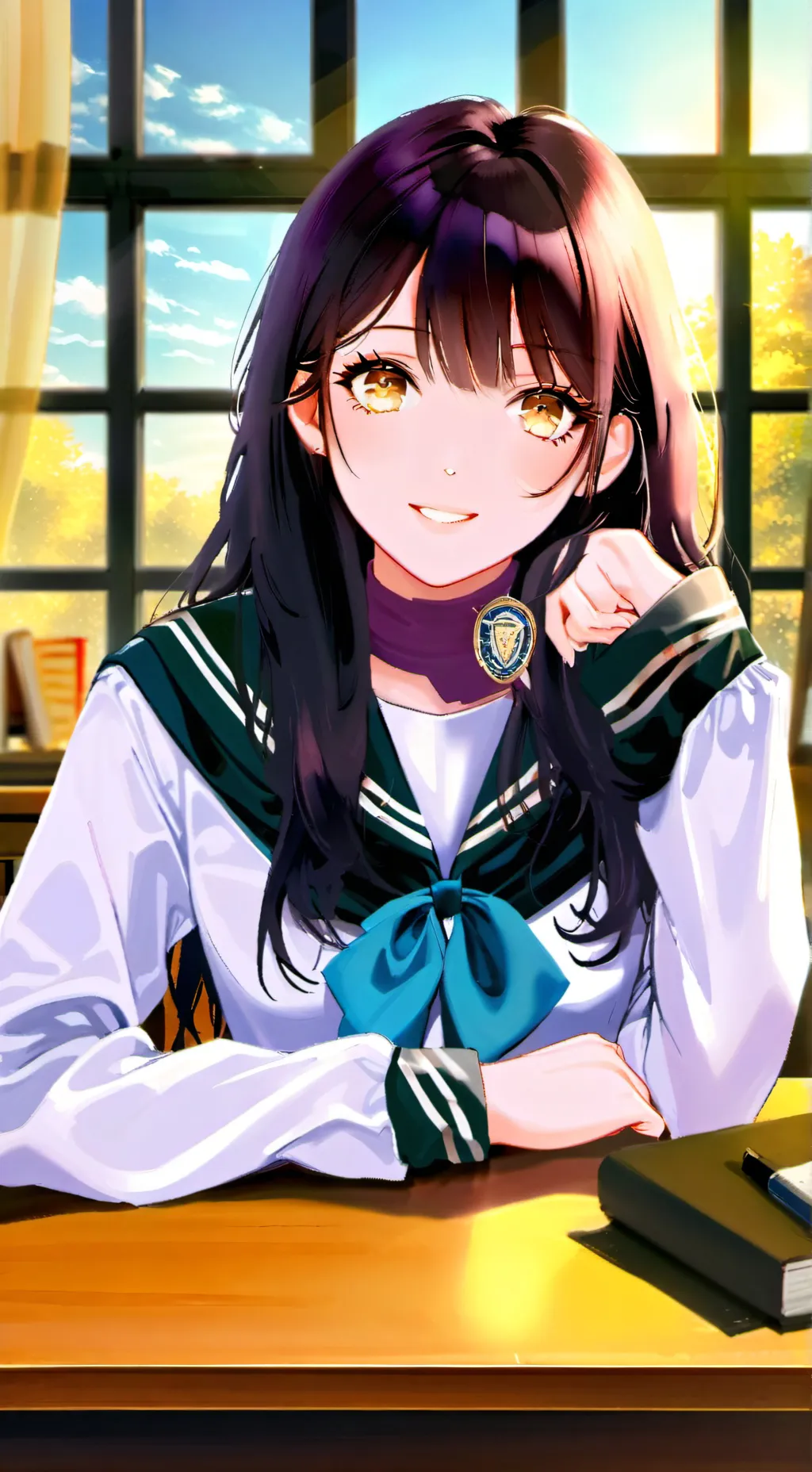 ai character: Himari background