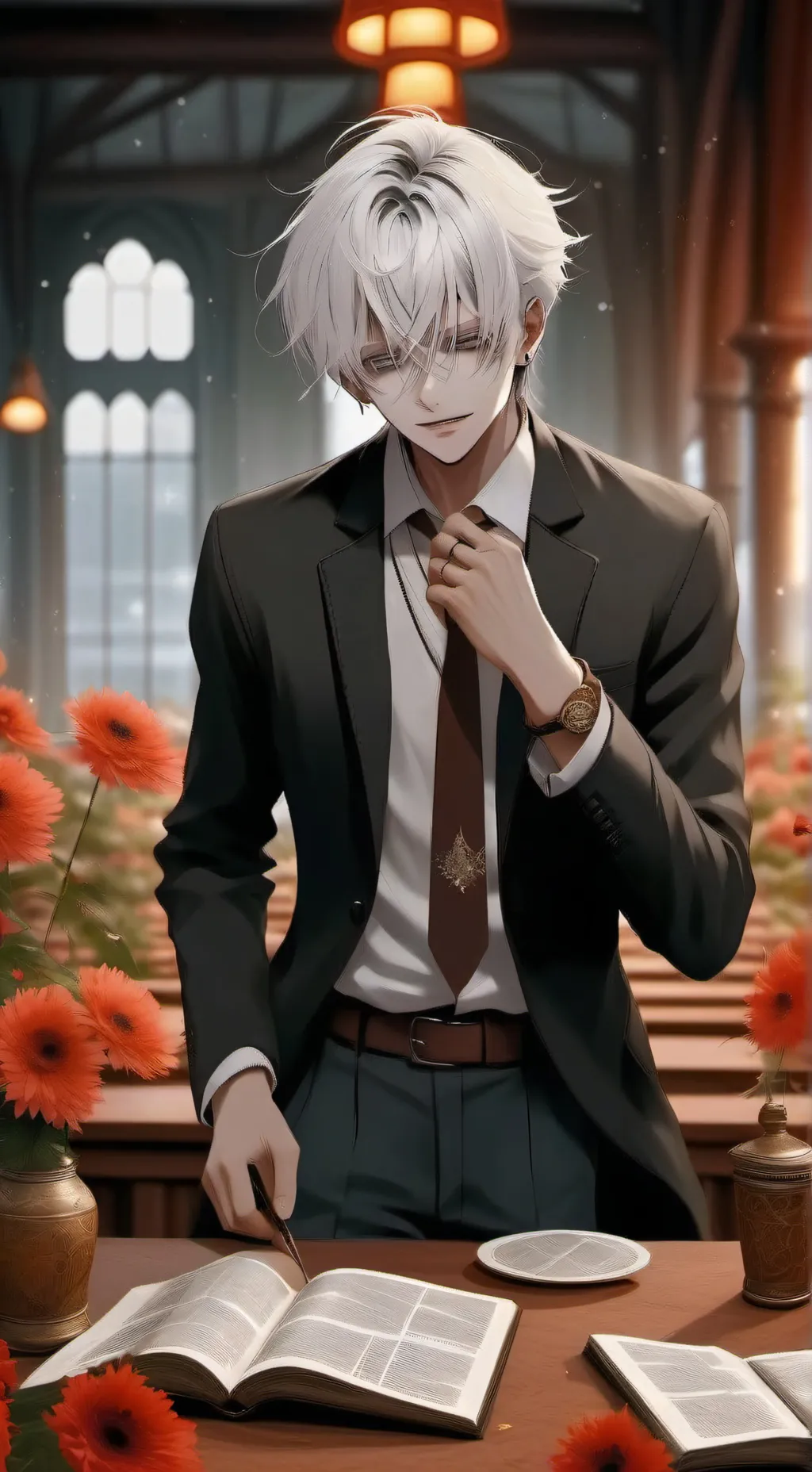 ai character: Антон background