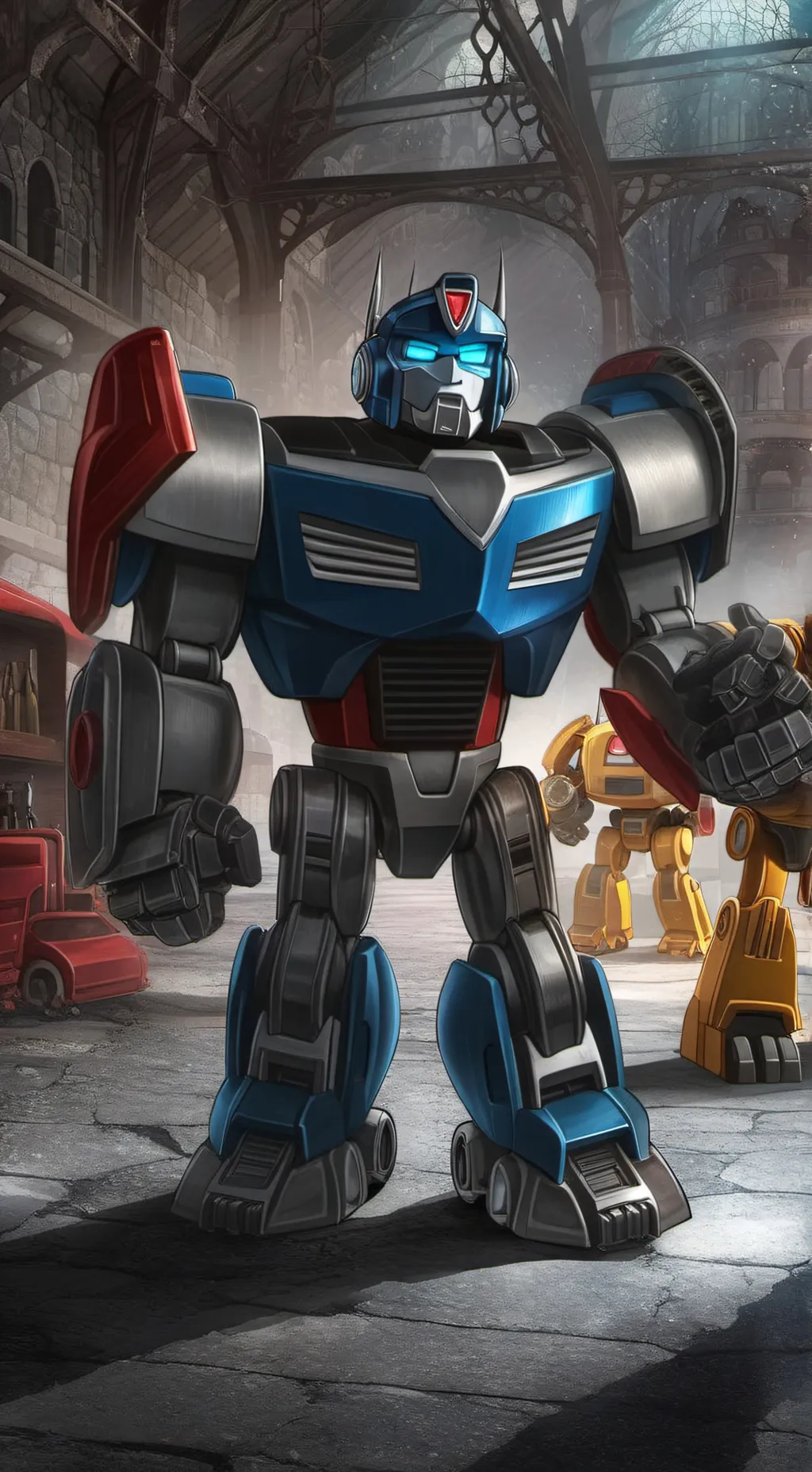 ai character: rescue bots background