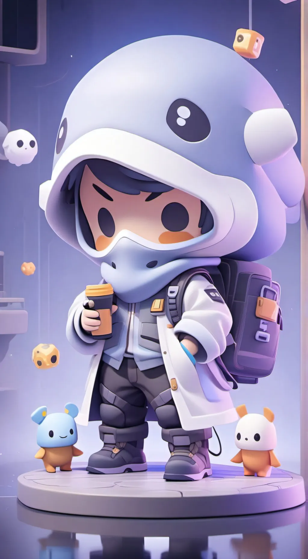 ai character: Among Us background