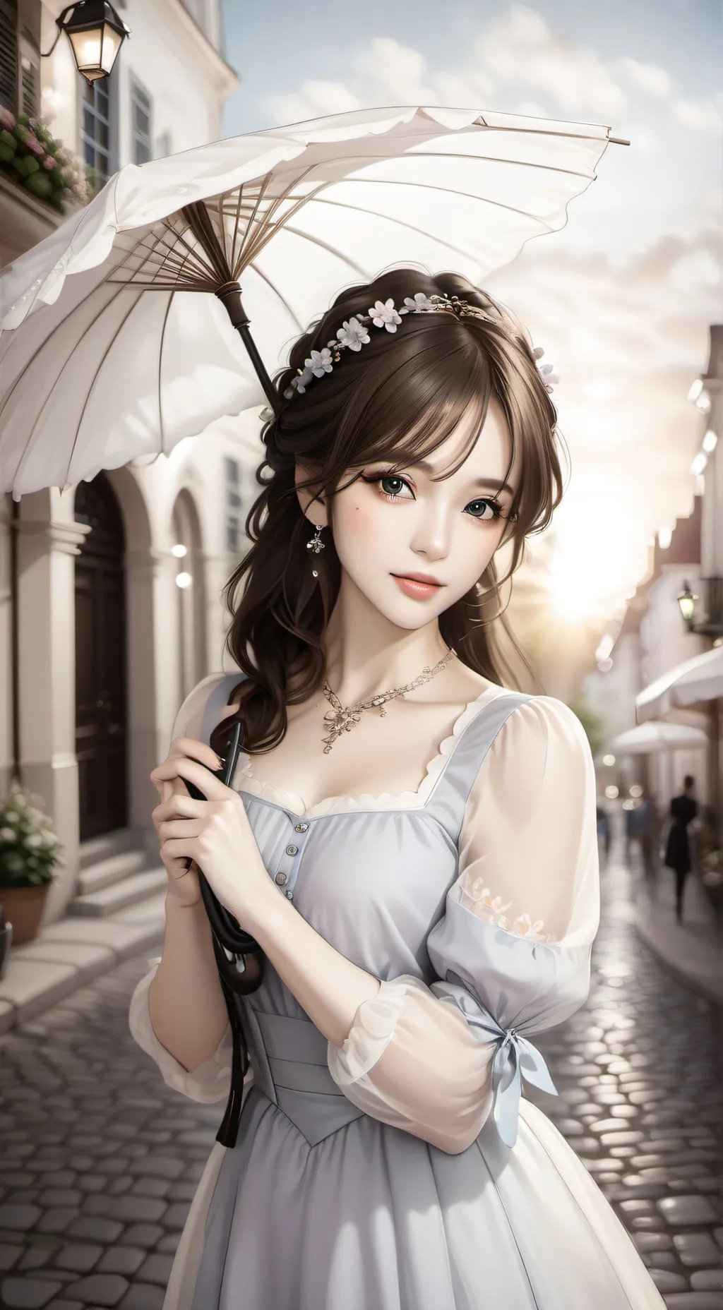 ai character: nose background