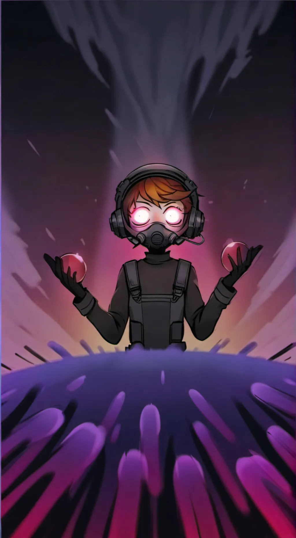 ai character: eddsworld/lab background