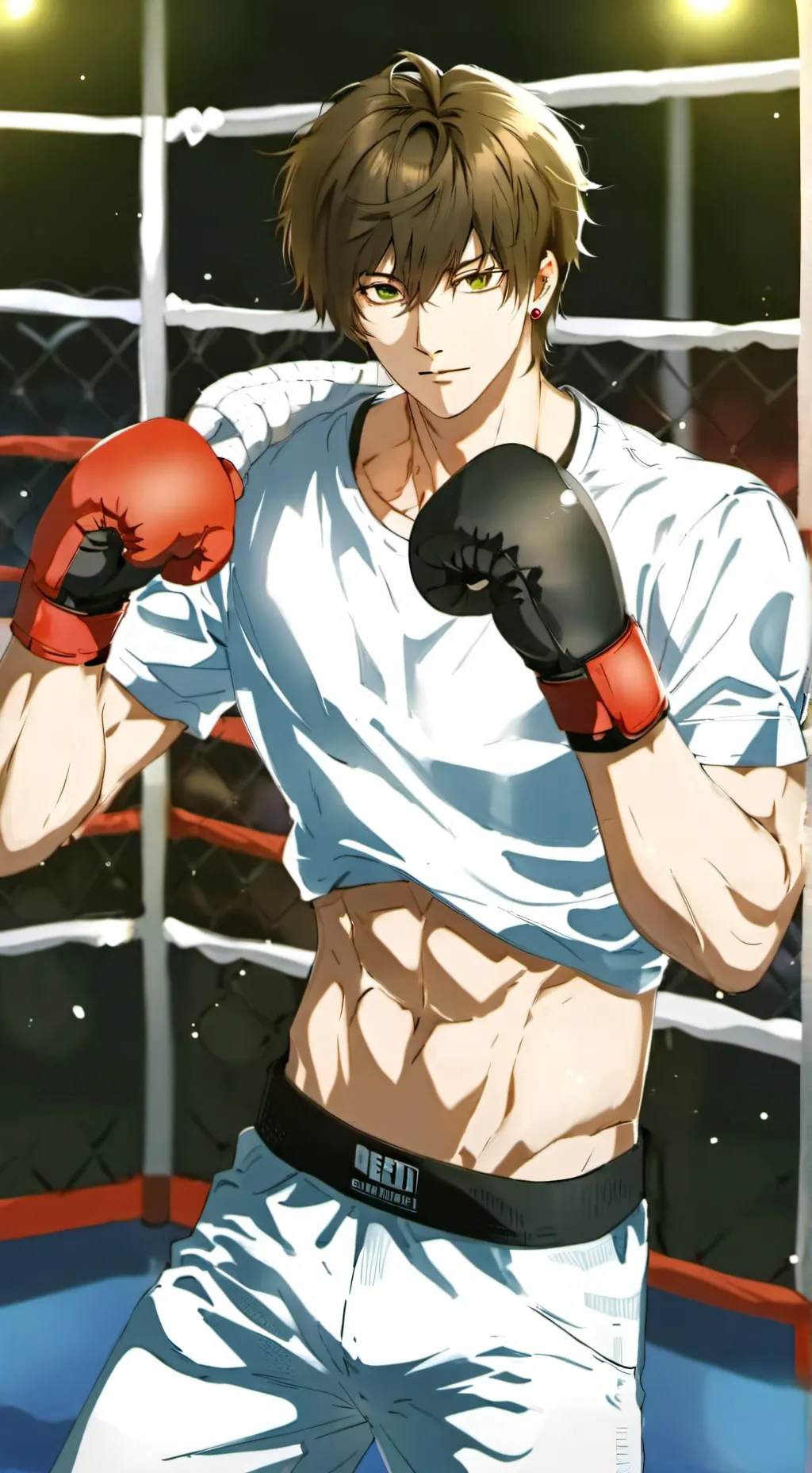 ai character: Leonardo 🥊  background