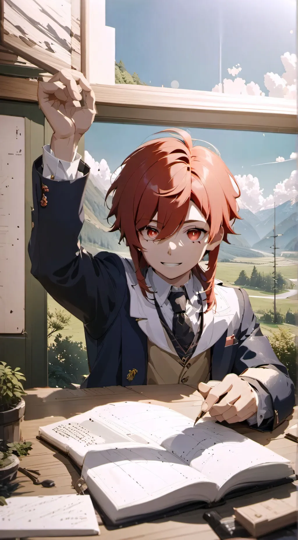 ai character: kirishima ♡bf♡ background