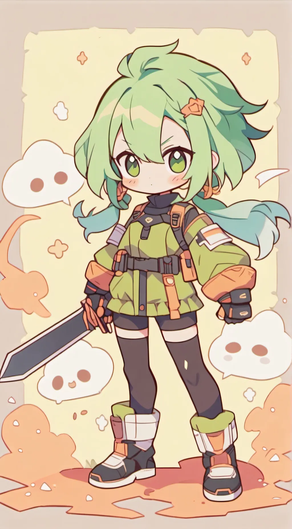 ai character: Deku’s lil sis background