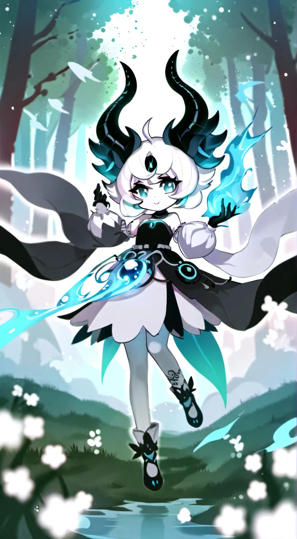 ai character: luna x sol 💖💝 background