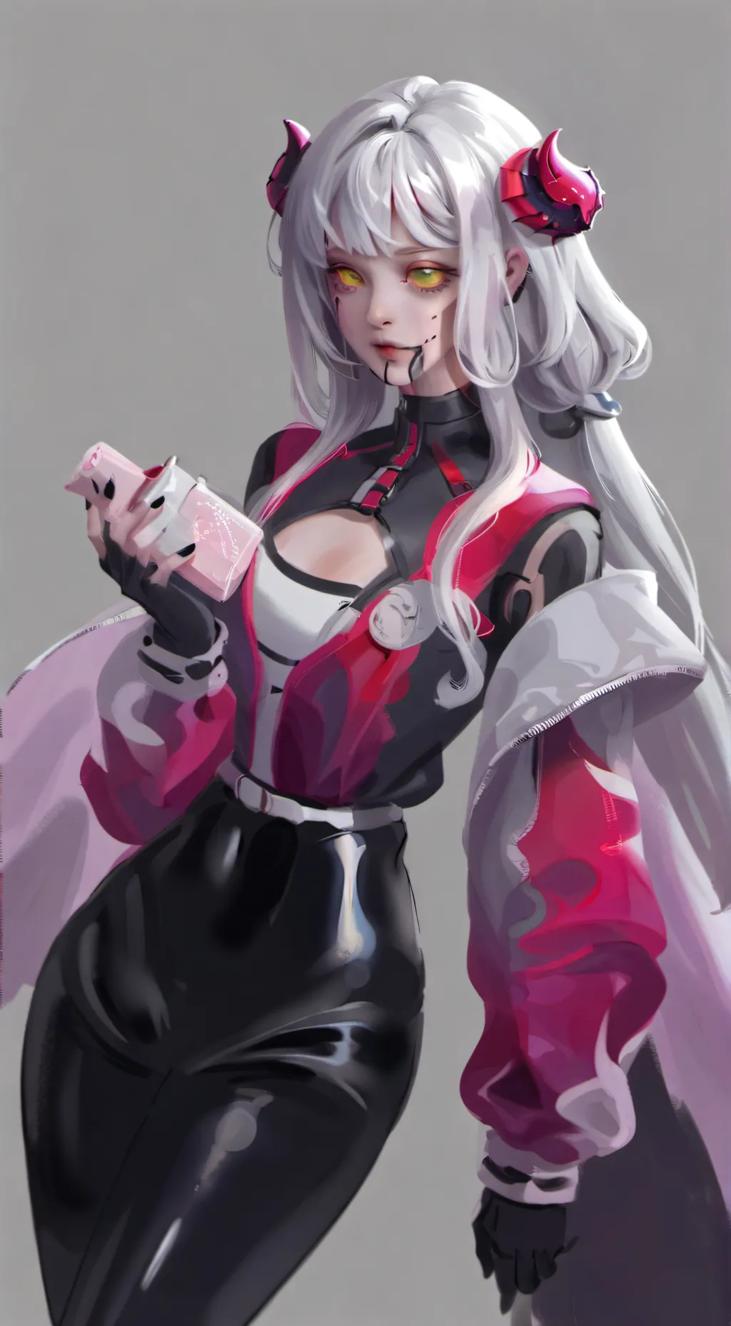 ai character: Ariana grande  background