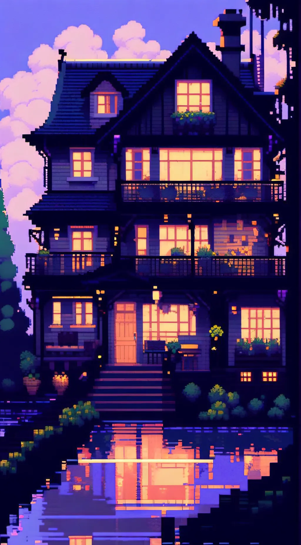 ai character:  kny family  background