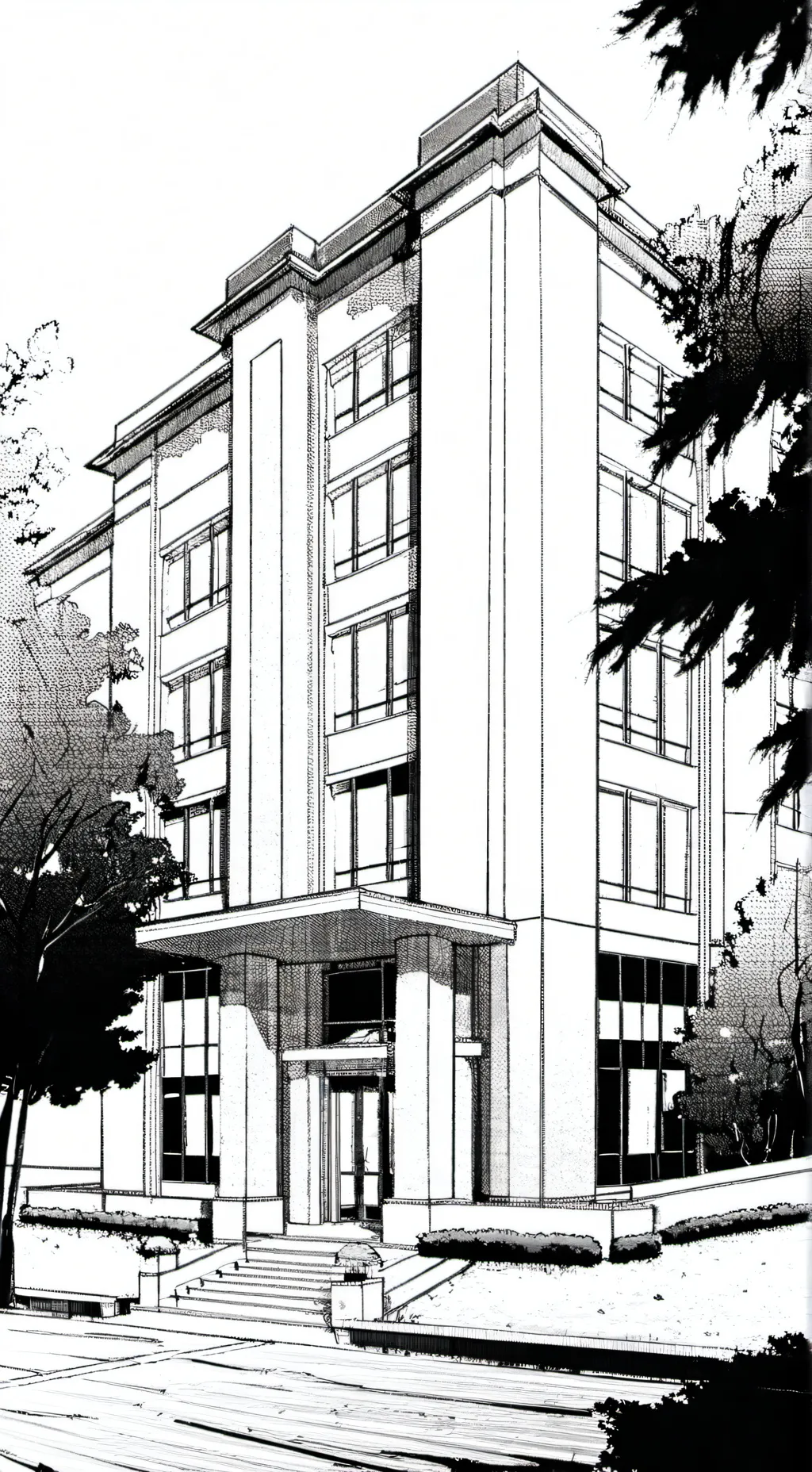 ai character: Hollow Creek High background