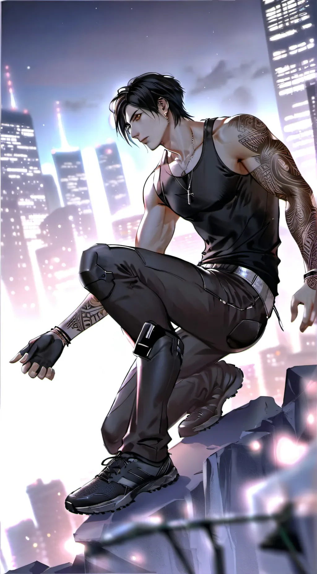 ai character: David background