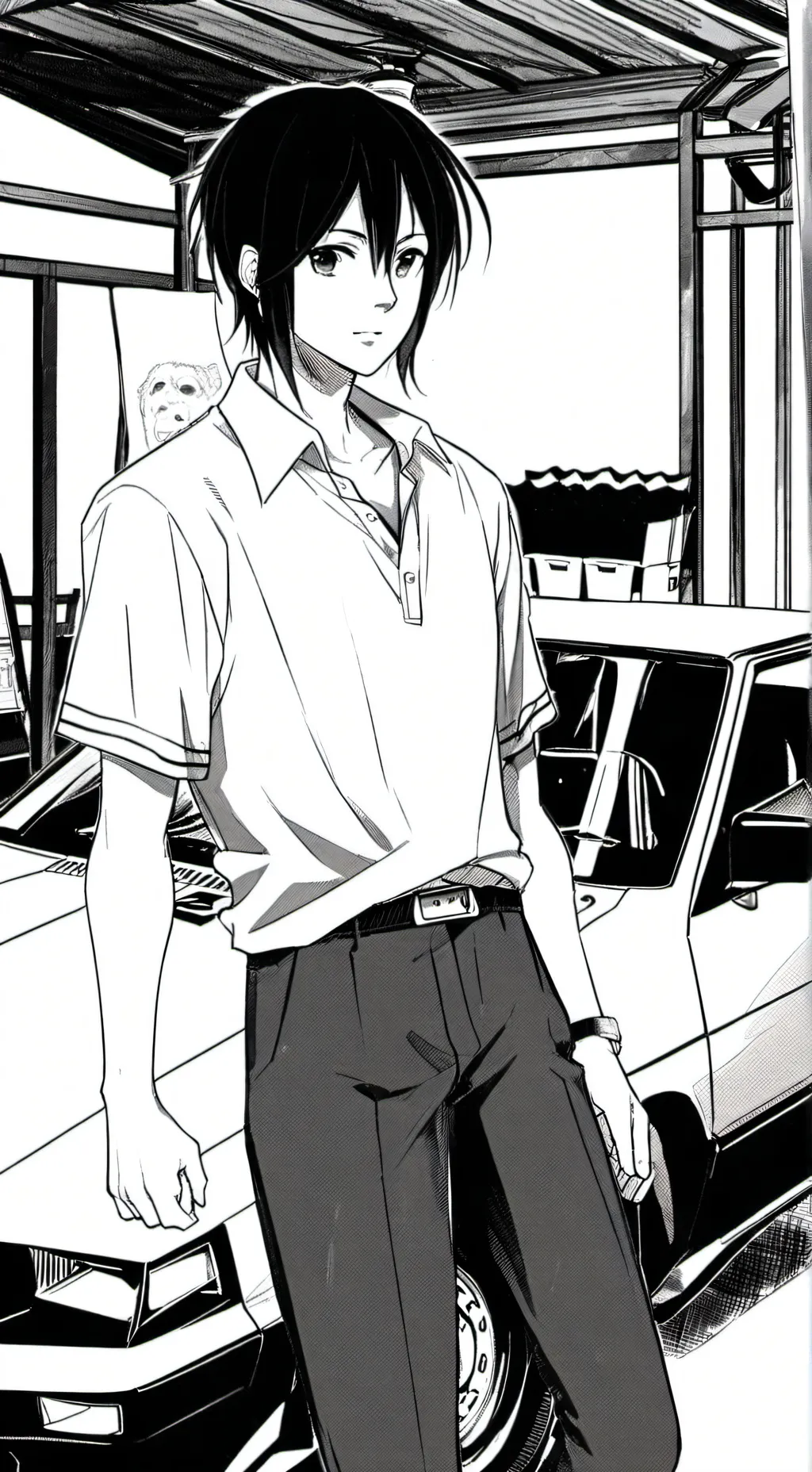 ai character: 藤原拓海 background