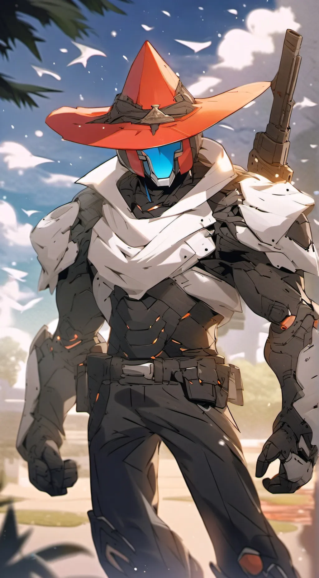 ai character: Tøm background