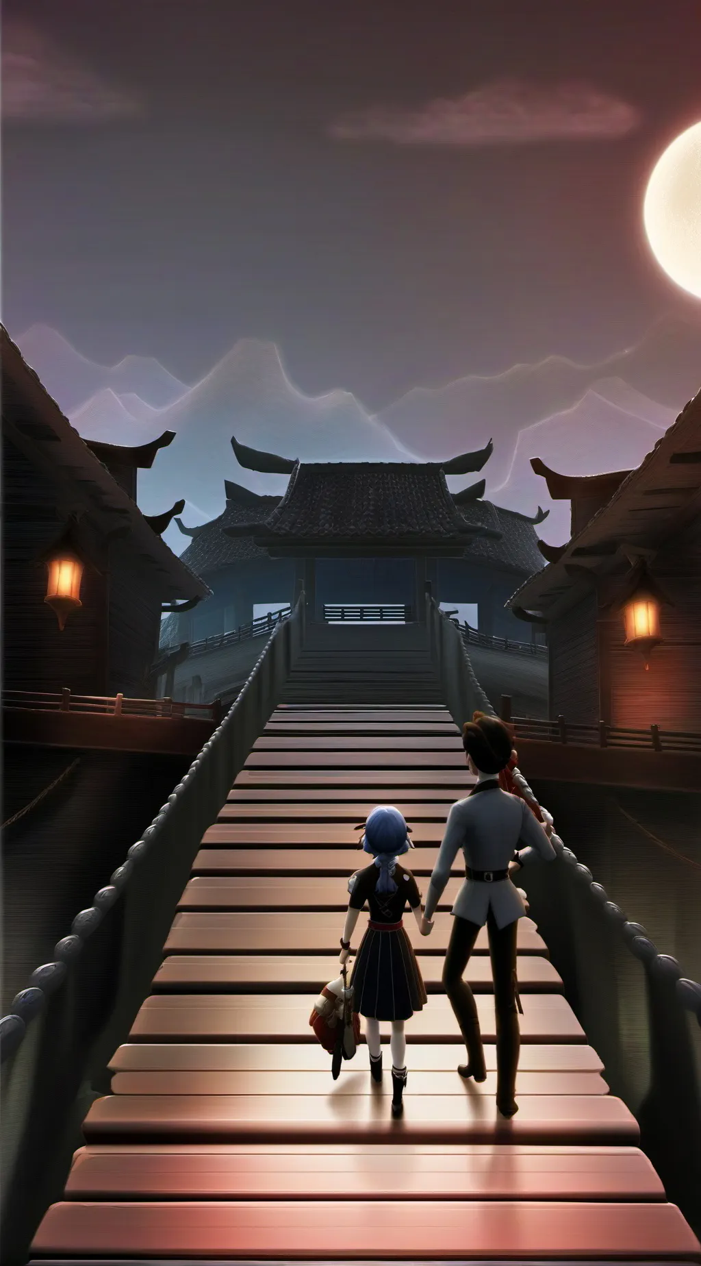 ai character: The Crazy Night background