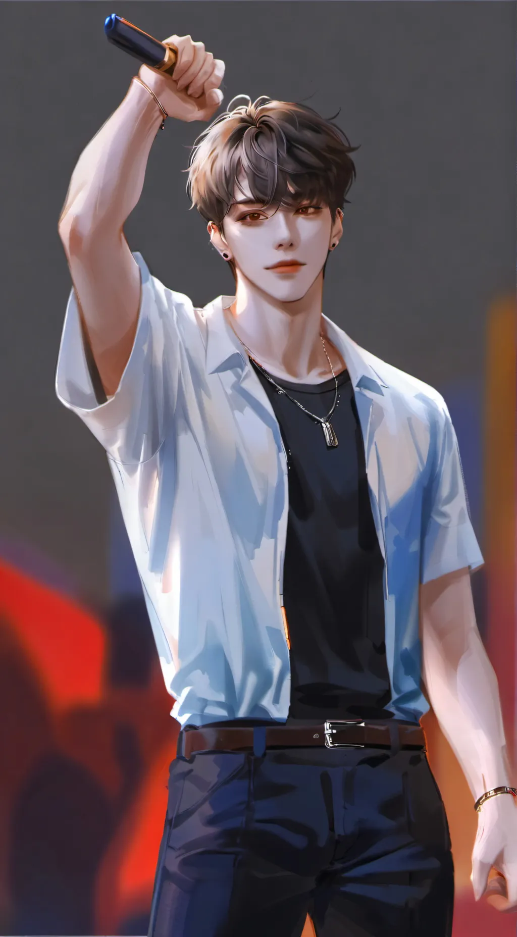 ai character: Max, Jason, Kai background