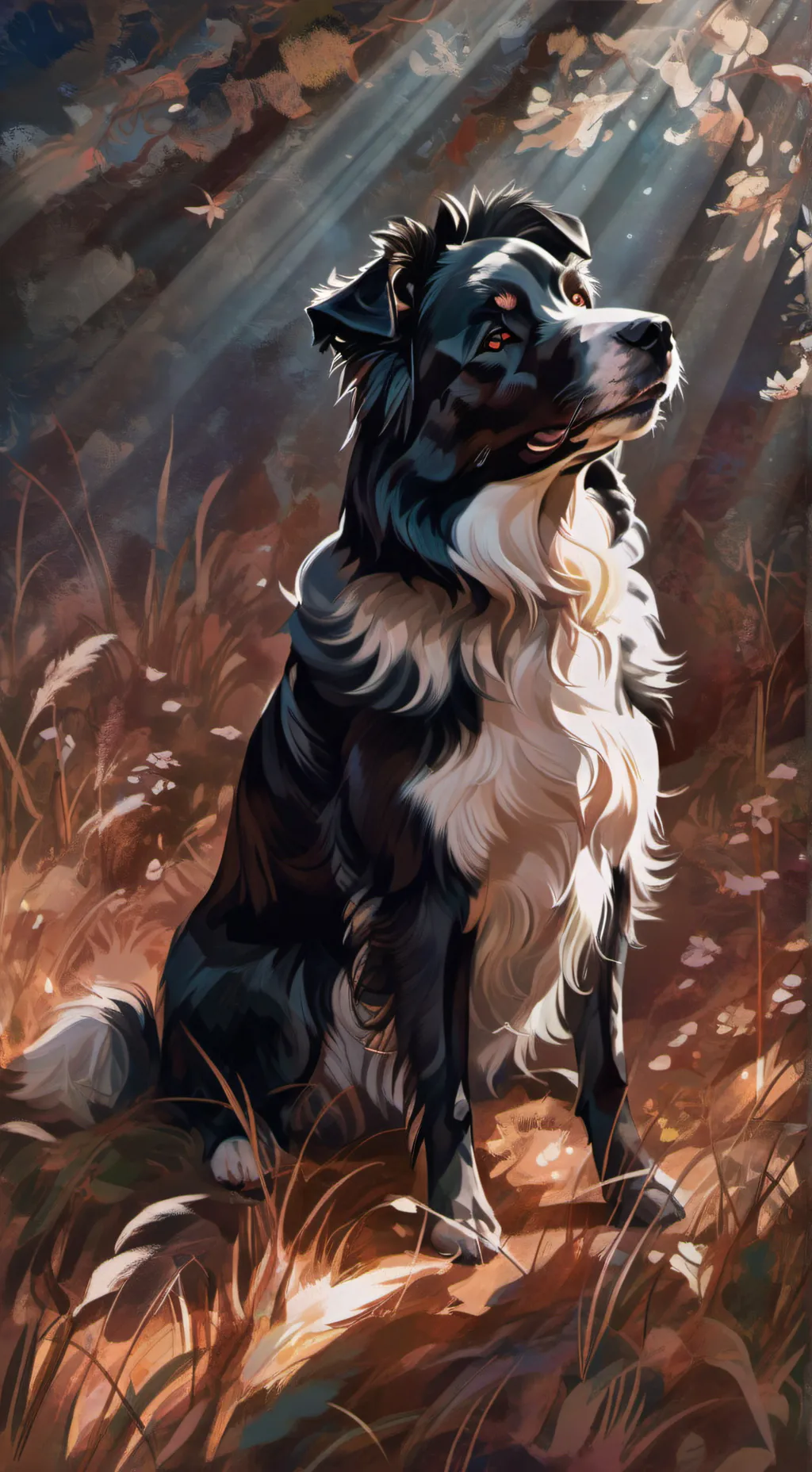 ai character: scarred'paws background