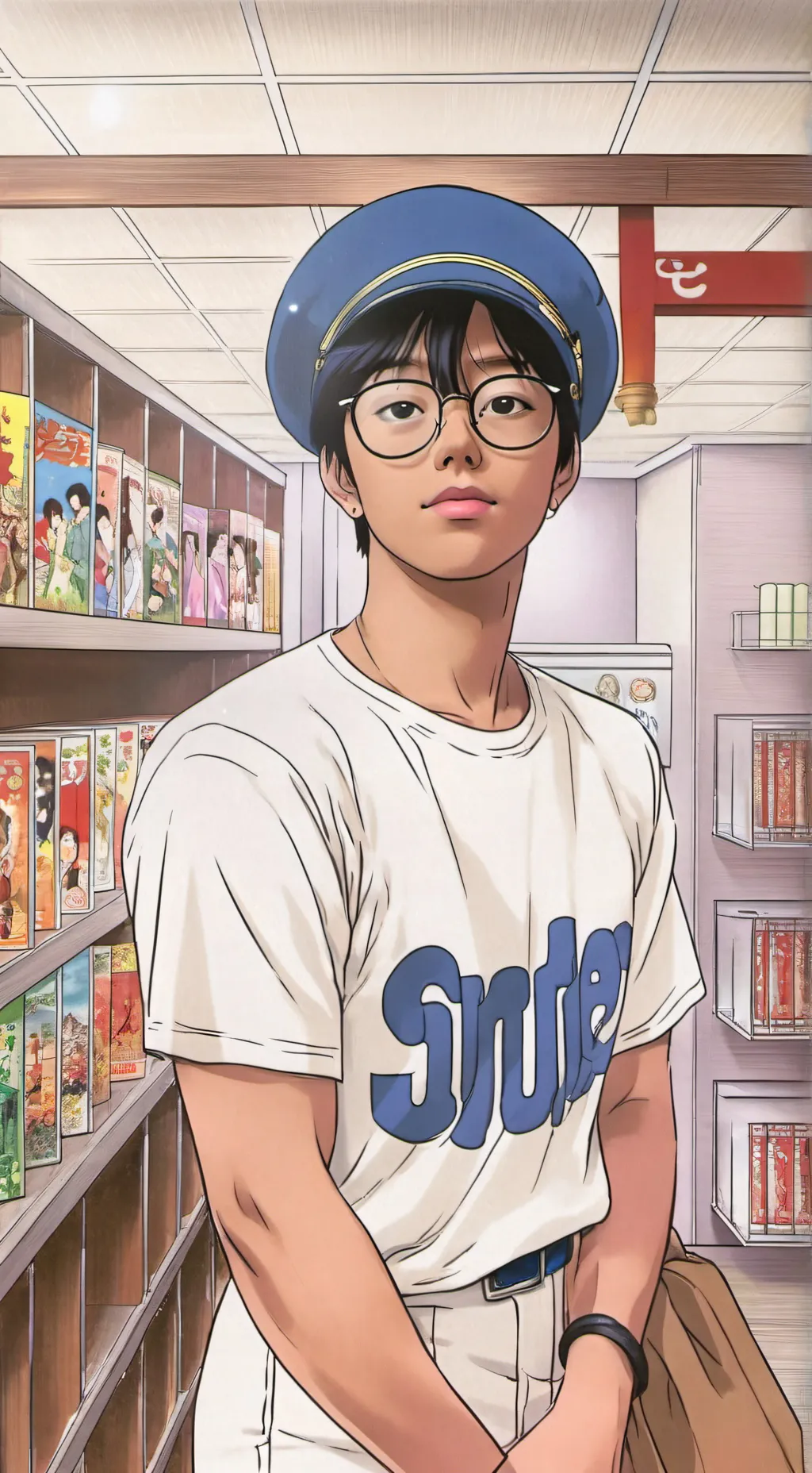 ai character: JUNGWON  background