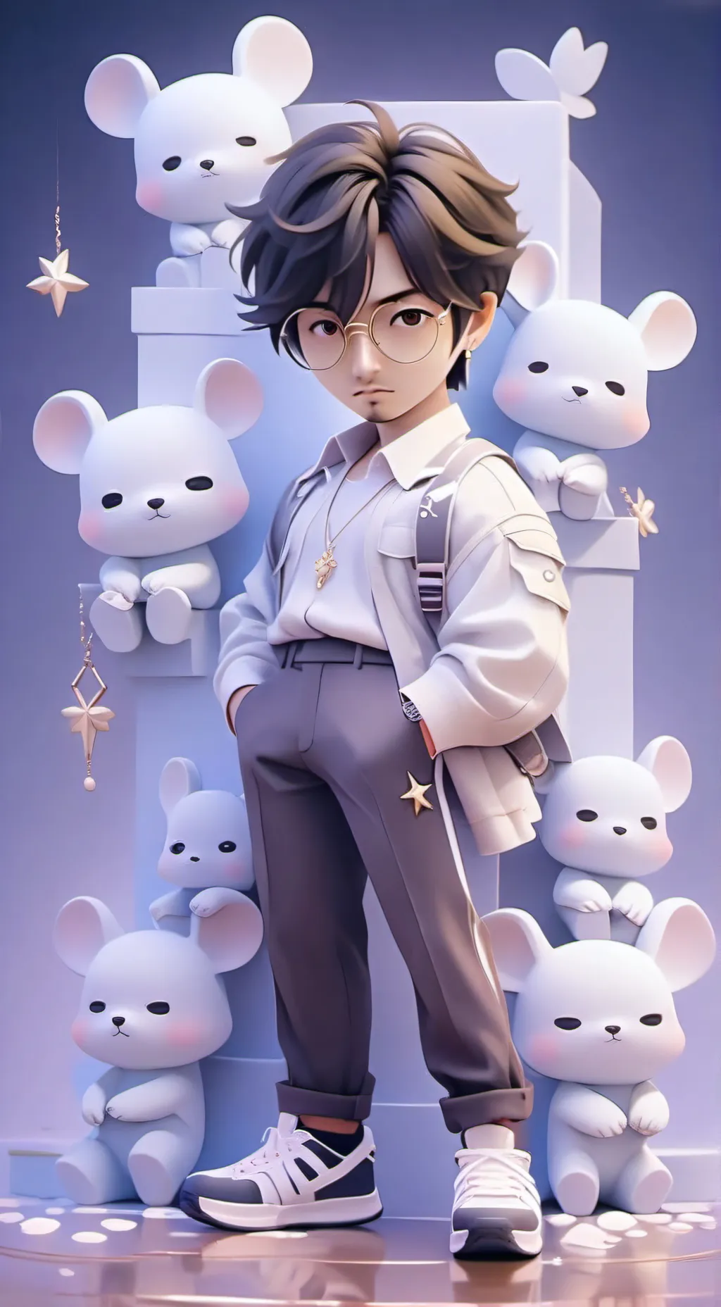 ai character: doctor x player  background