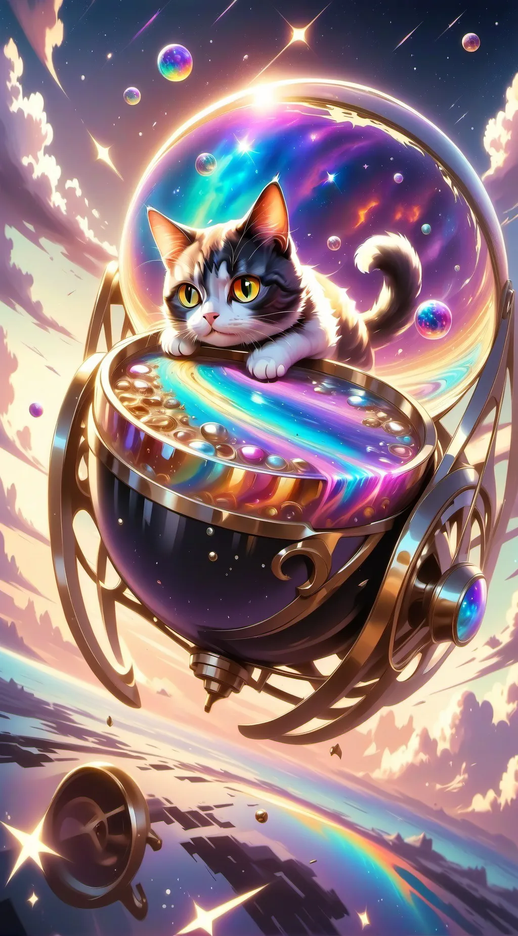 ai character: randome background