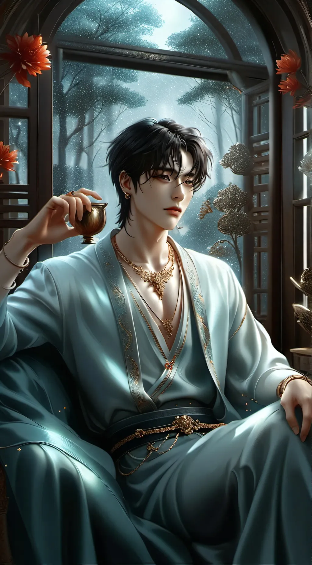 ai character: Джун background