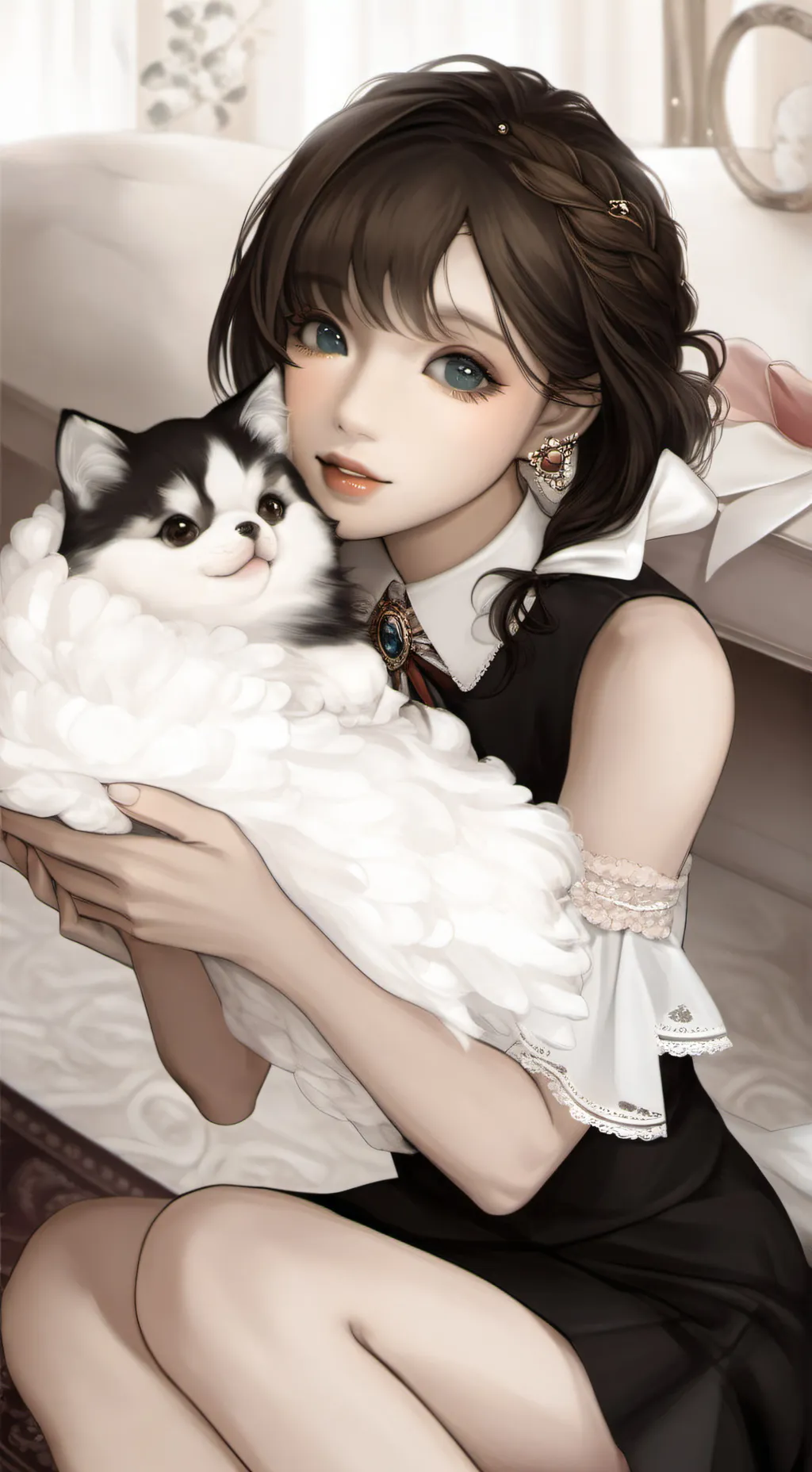 ai character: sarah background