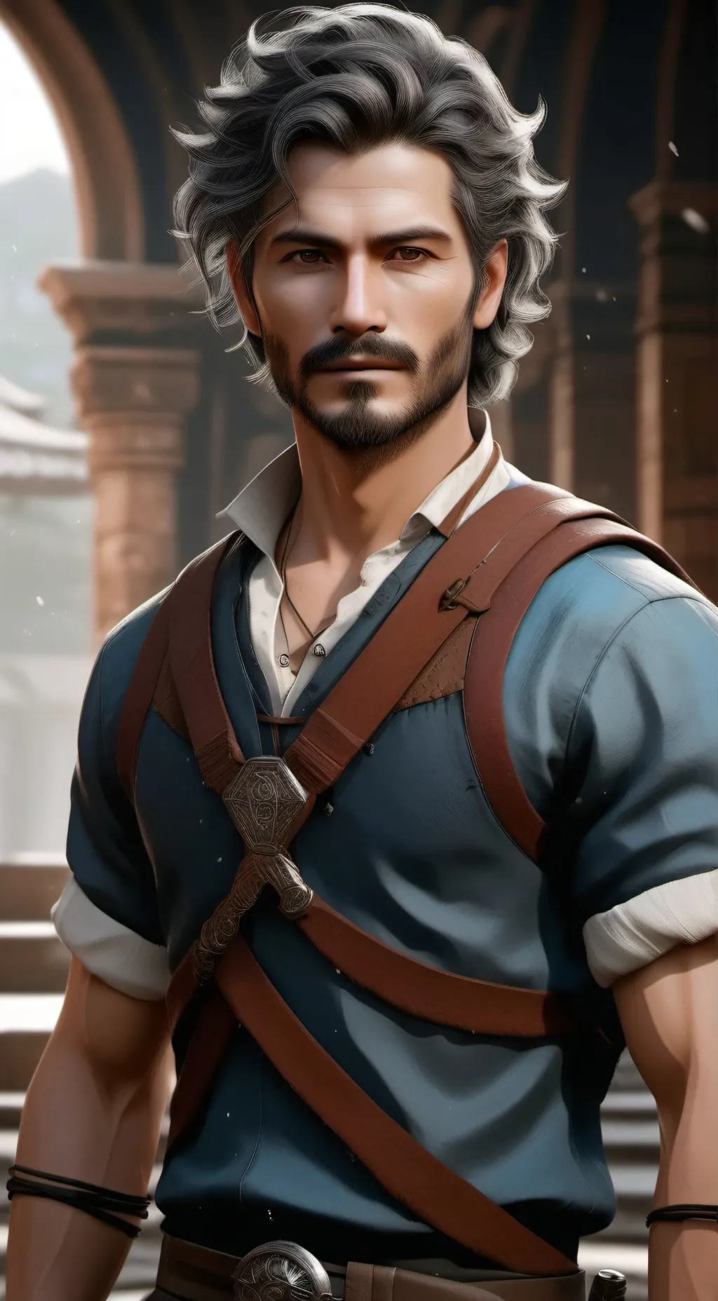 ai character: великий background