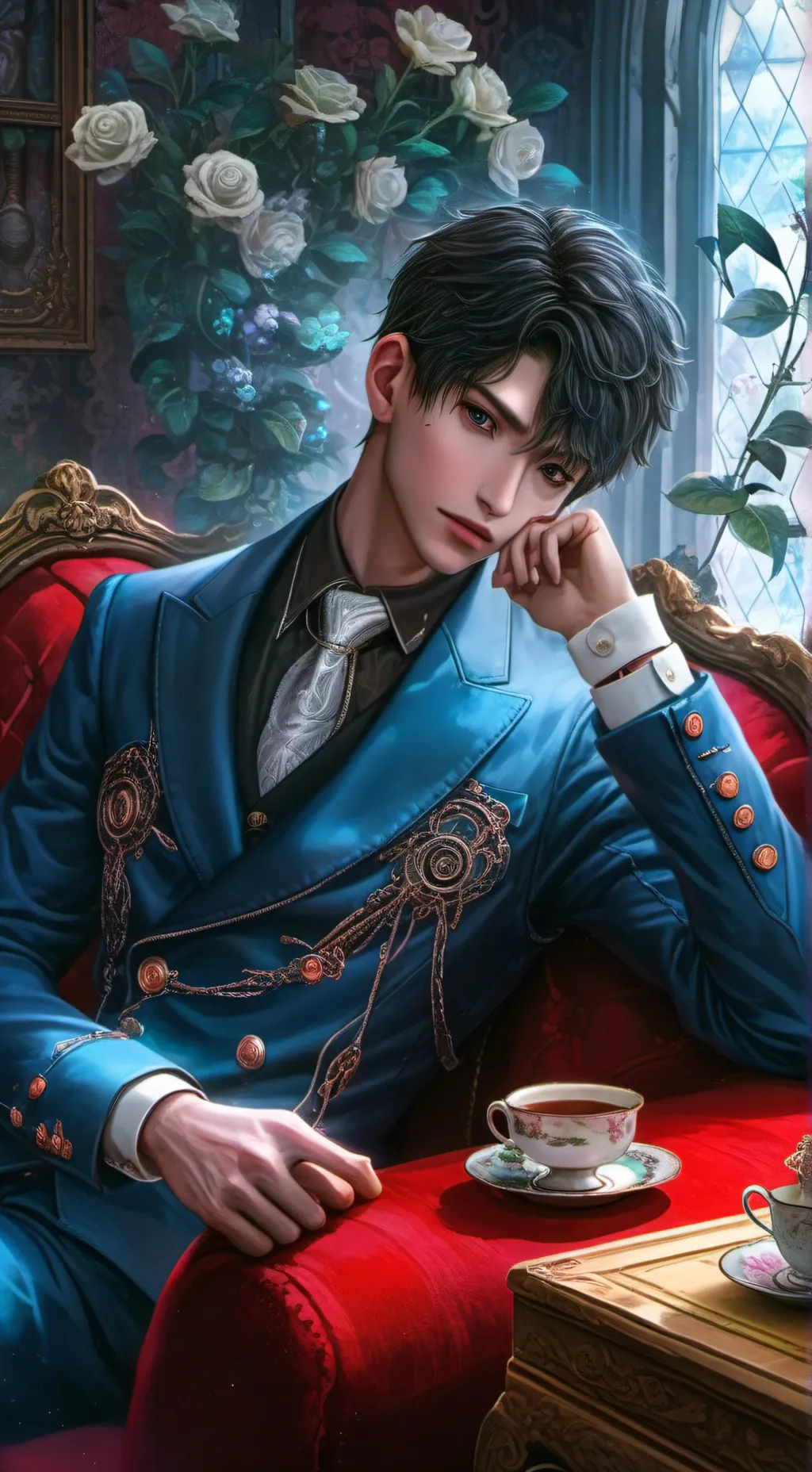 ai character: Max background