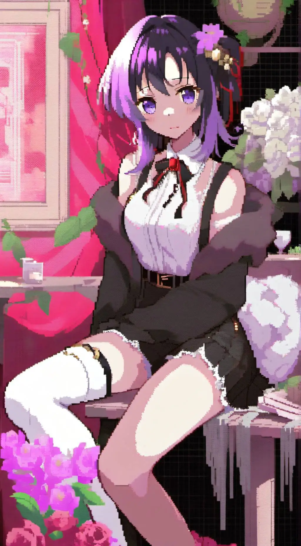 ai character: shinobu kochō  background