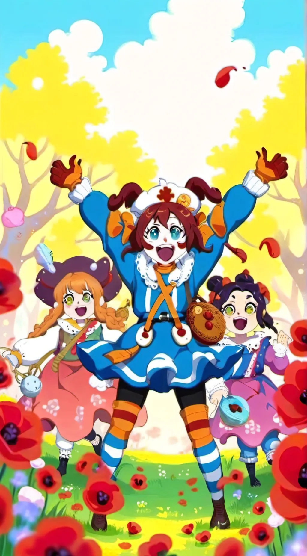 ai character: Poppy Playtime background