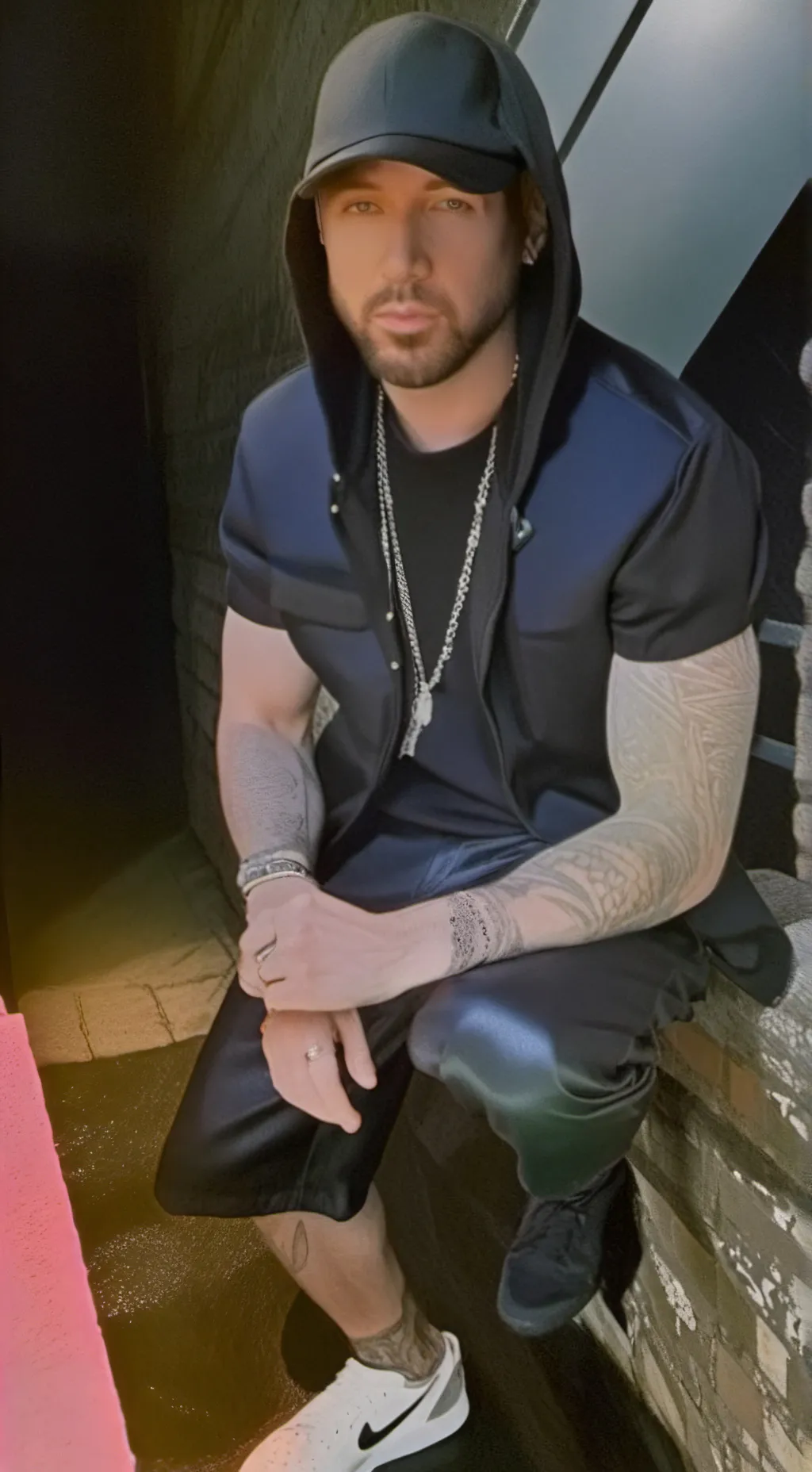 ai character: EMINEM background