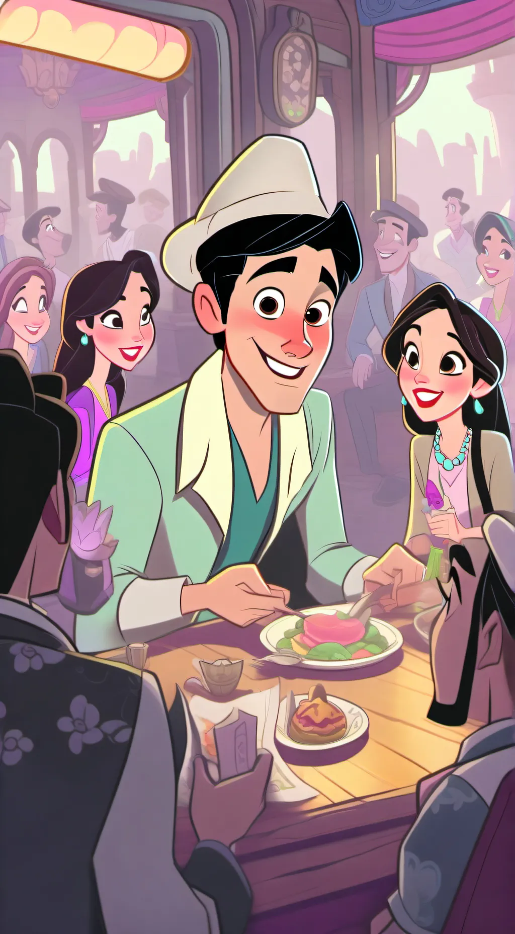 ai character: Kazuki background