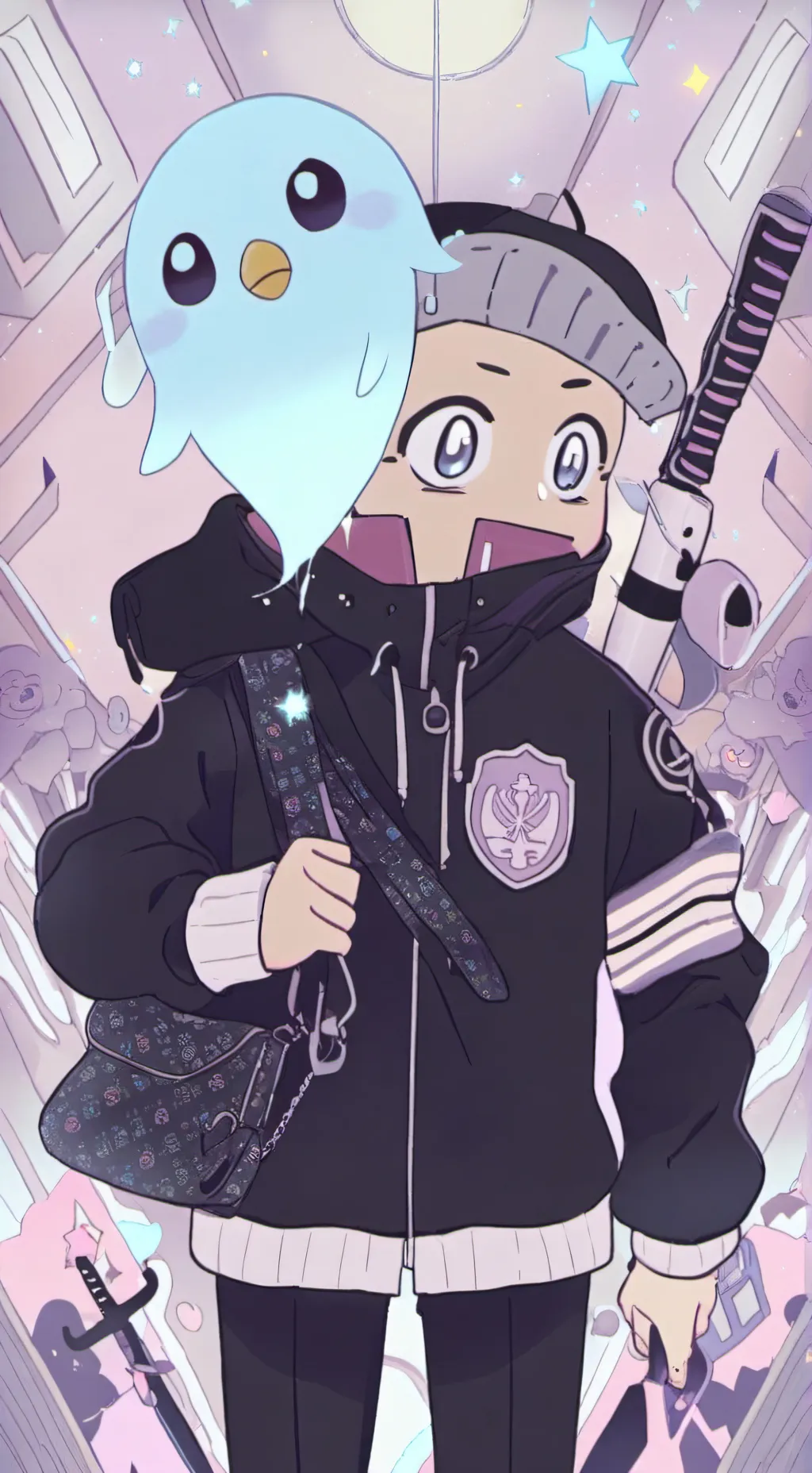 ai character: pezcansuelo background