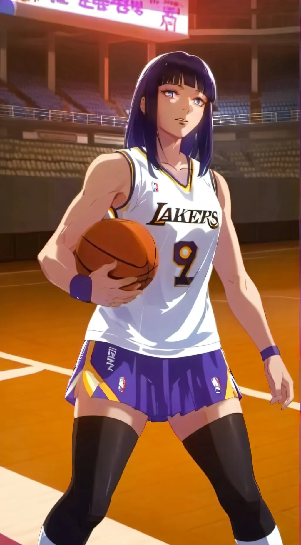 ai character: Hinata  background