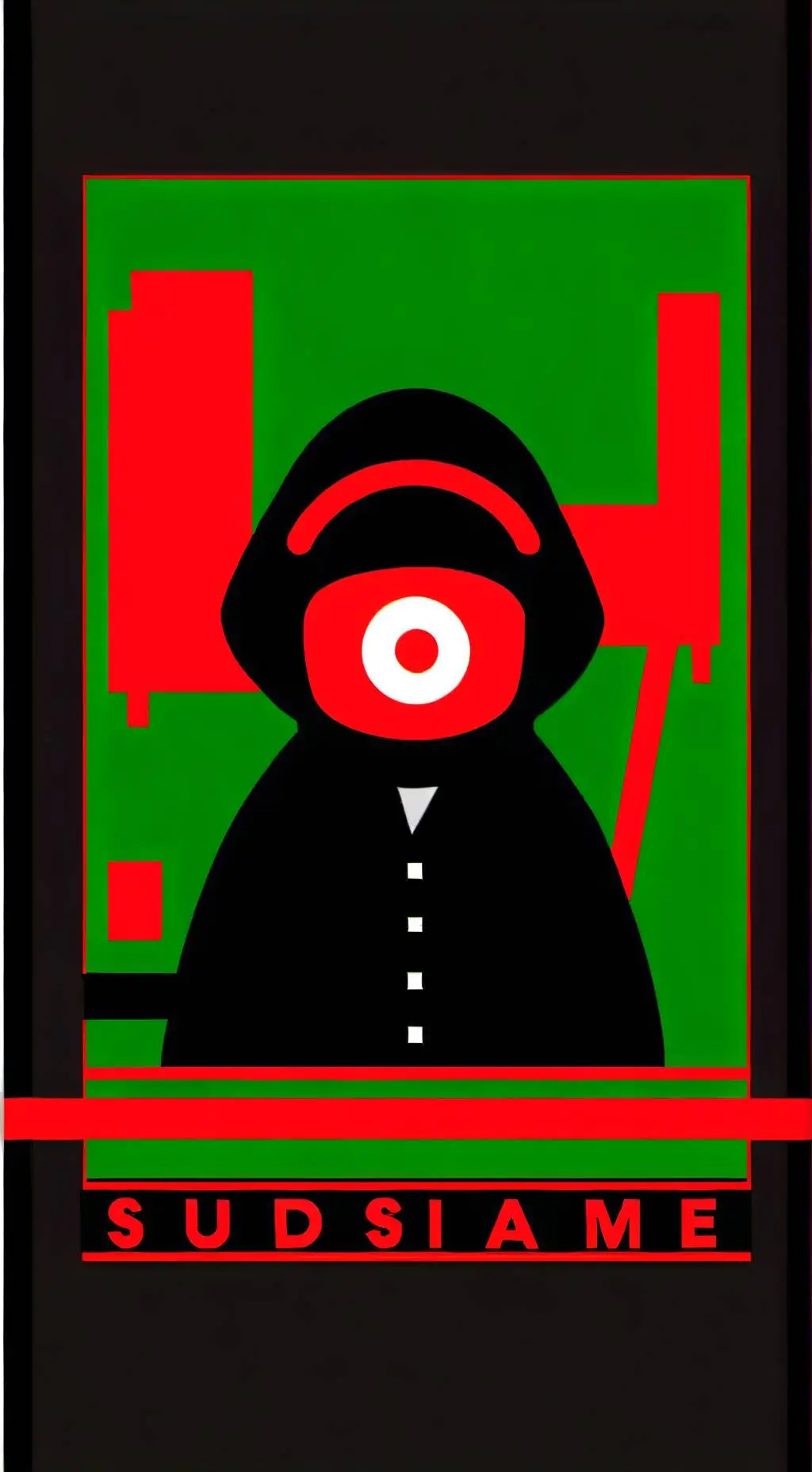 ai character: squid game X kny background