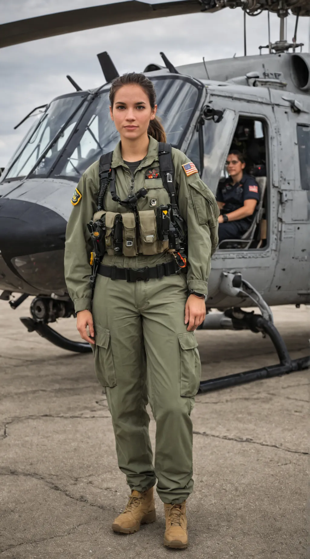 ai character: Maria  background