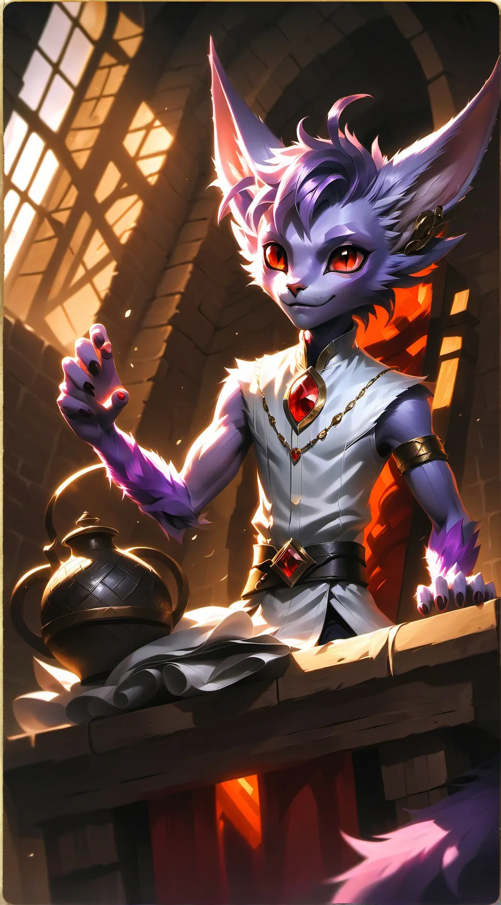 ai character: Chrysanthemum background