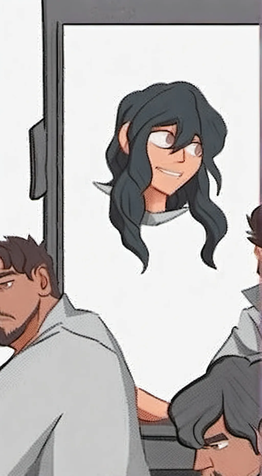 ai character: MHA "normal" day background