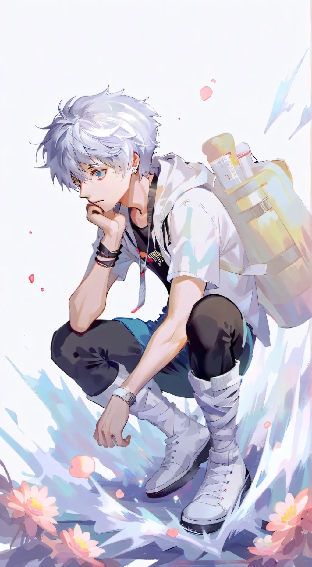 ai character: killua zoldyck  background