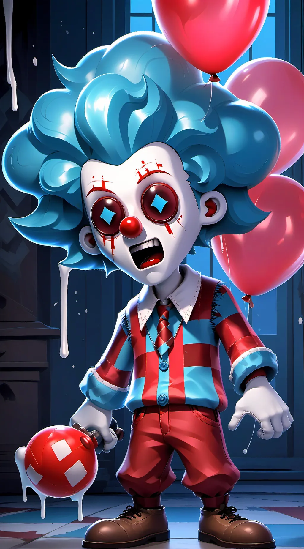 ai character: скай (sky) background