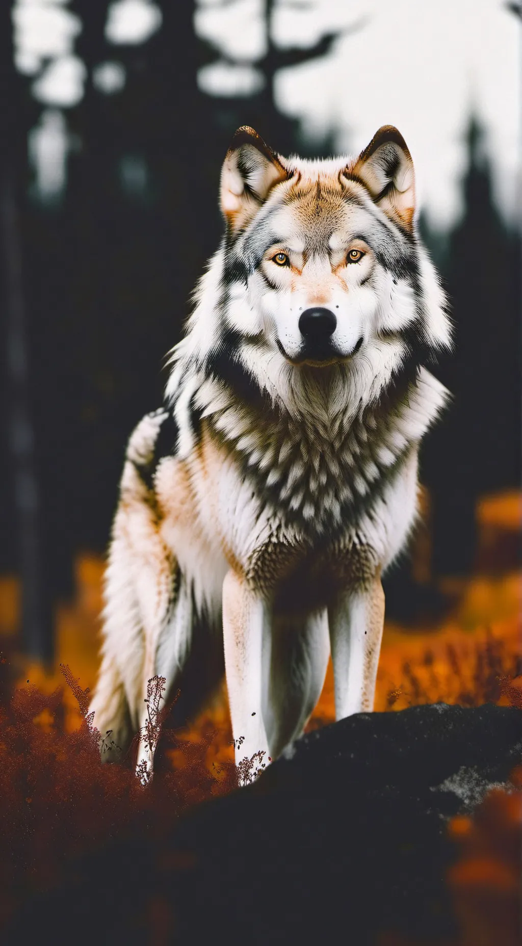 ai character: alias analog wolf background