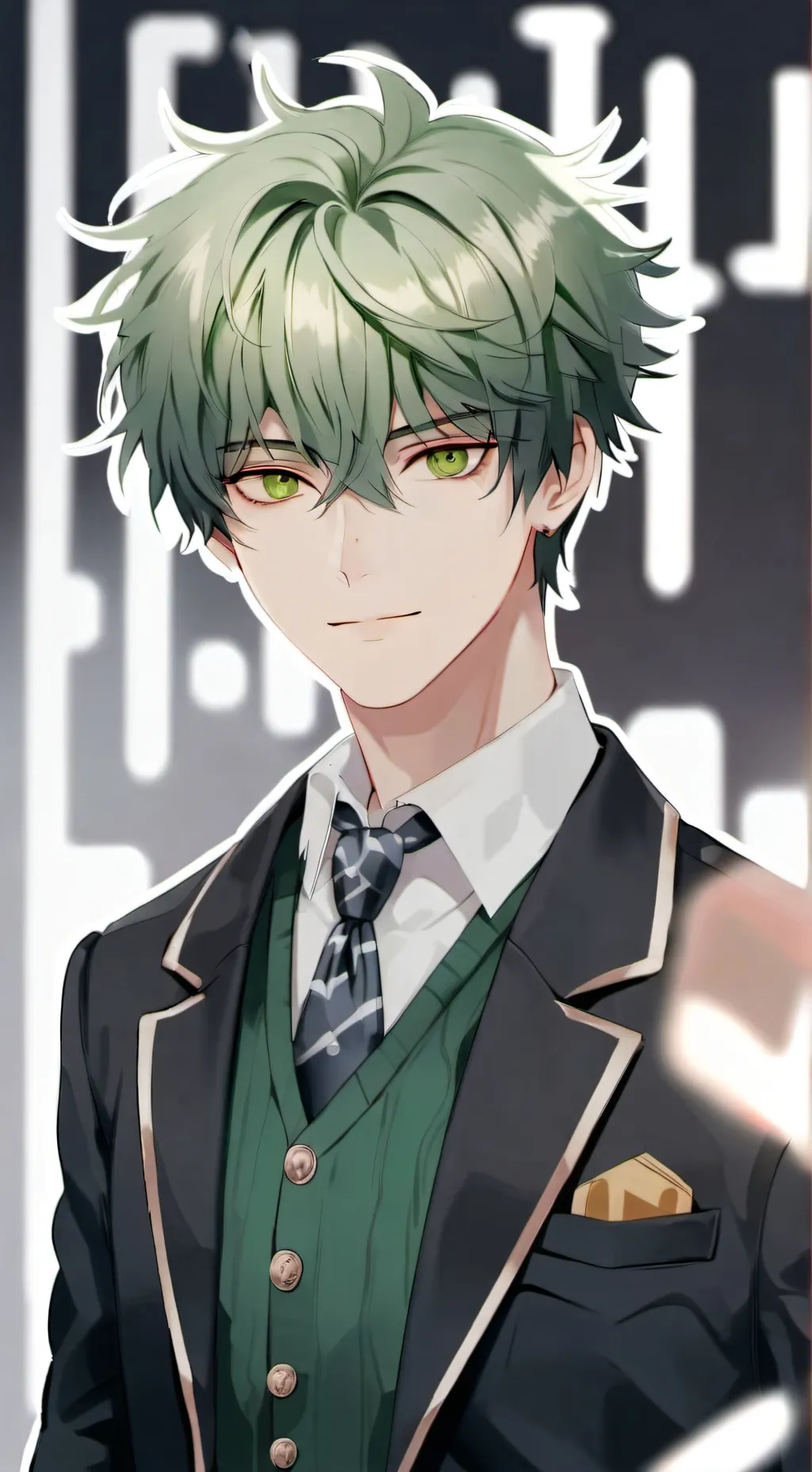 ai character: Deku background