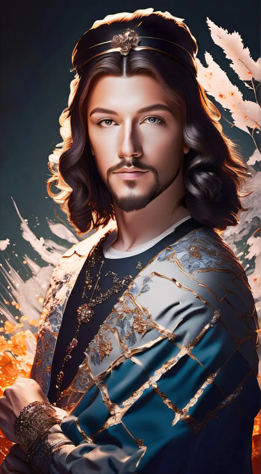 ai character: eyes background