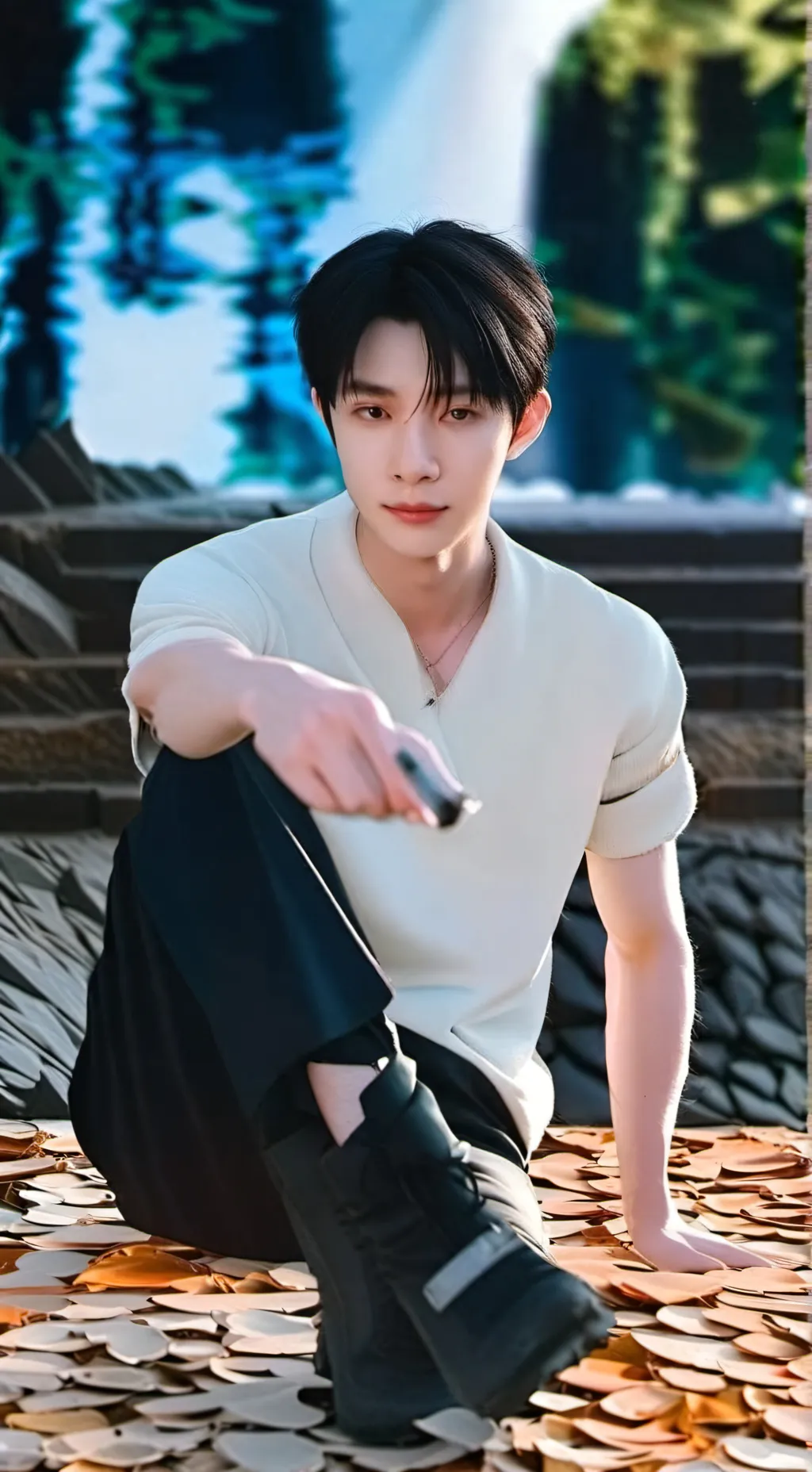 ai character: Max  background