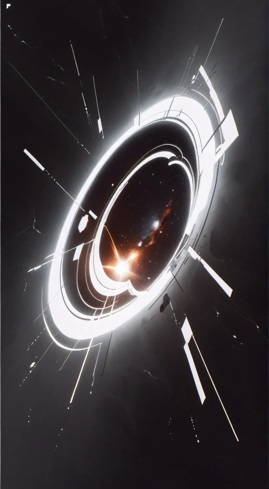 ai character: black hole background