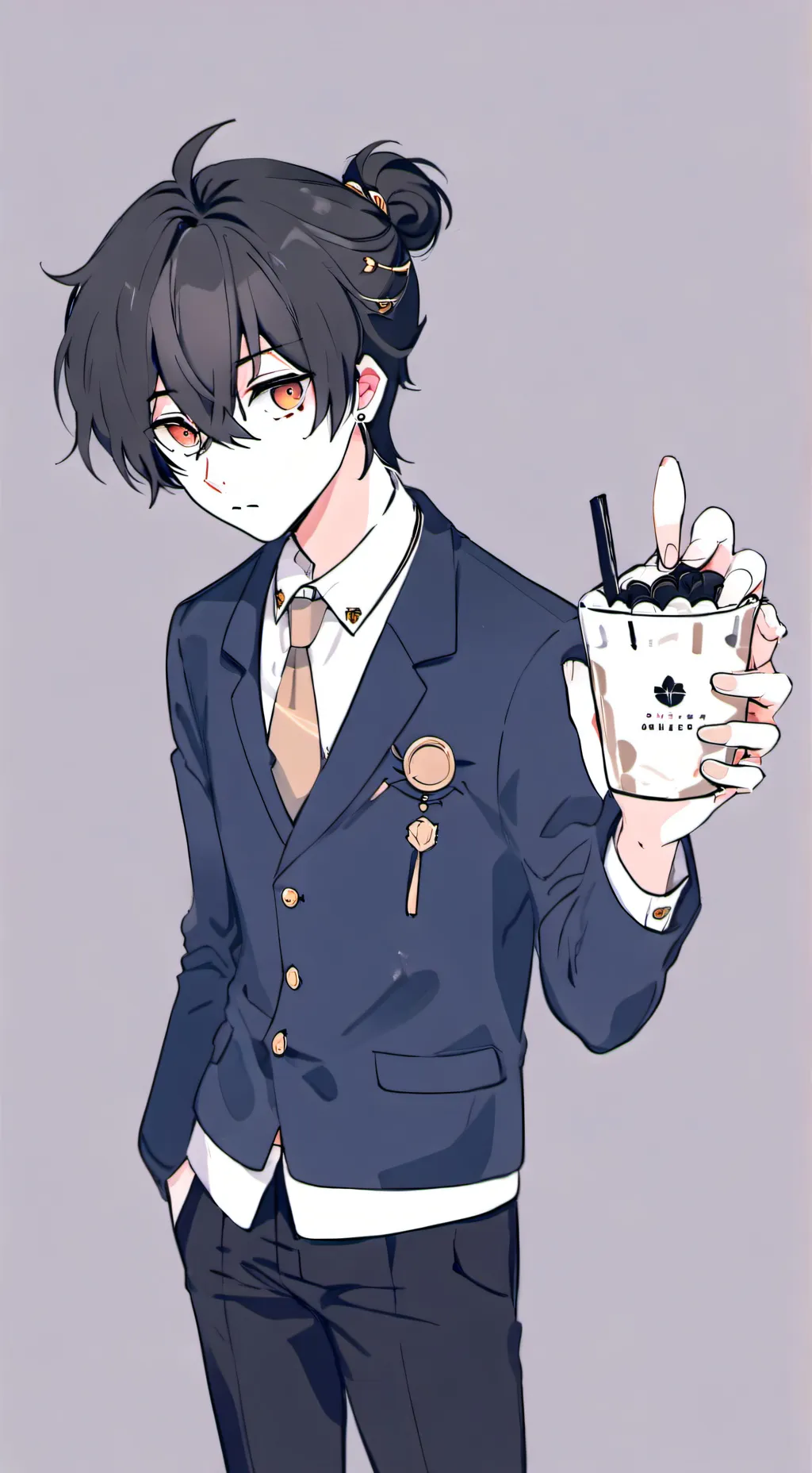 ai character: Tokito muichiro   background