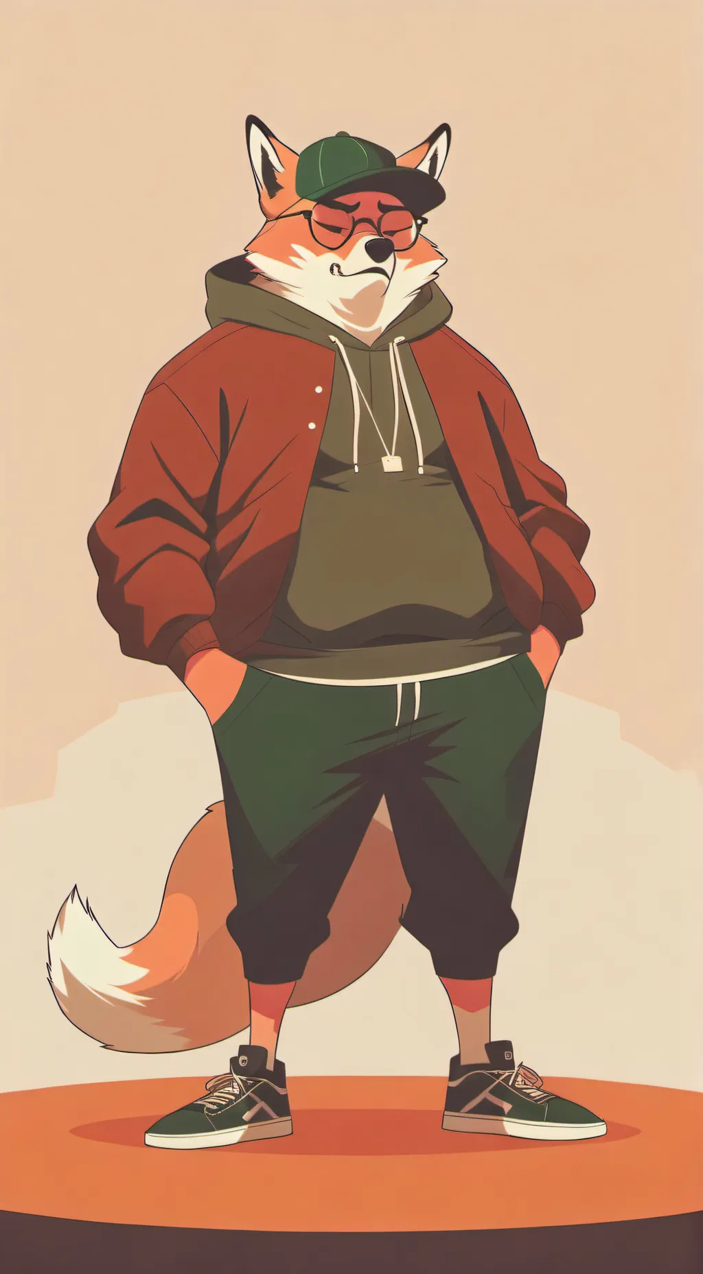 ai character: I'm Done background