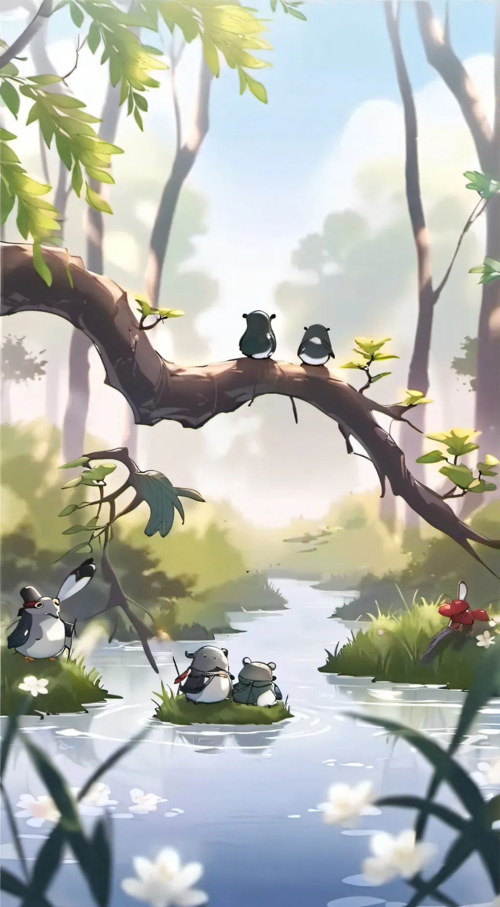 ai character: 真正的女装大佬 background