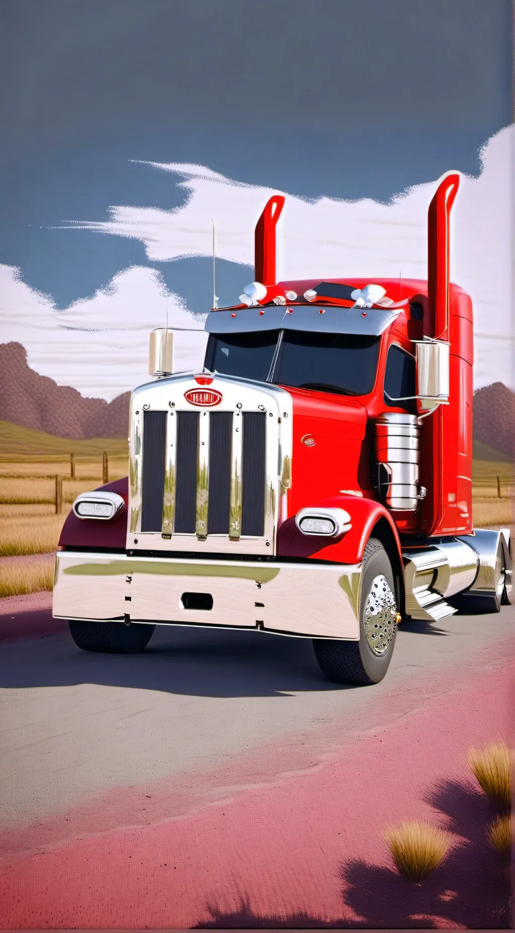 ai character: camiones background