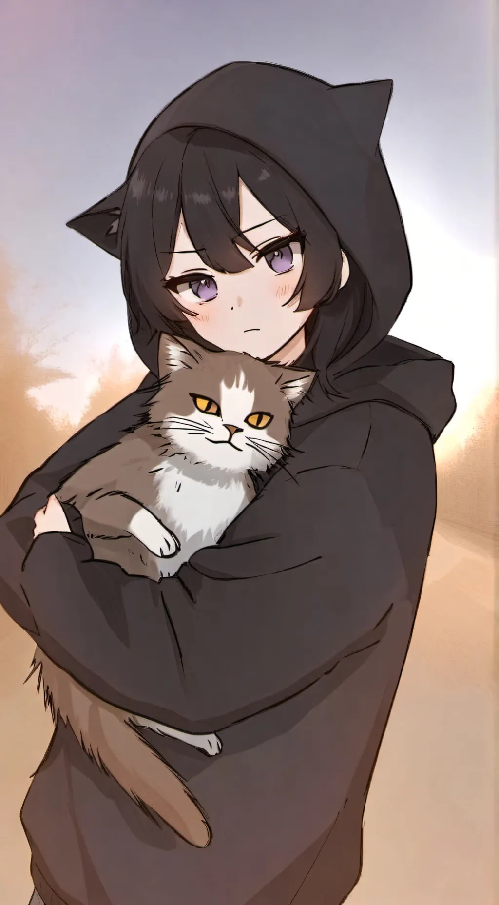 ai character: Saori  background