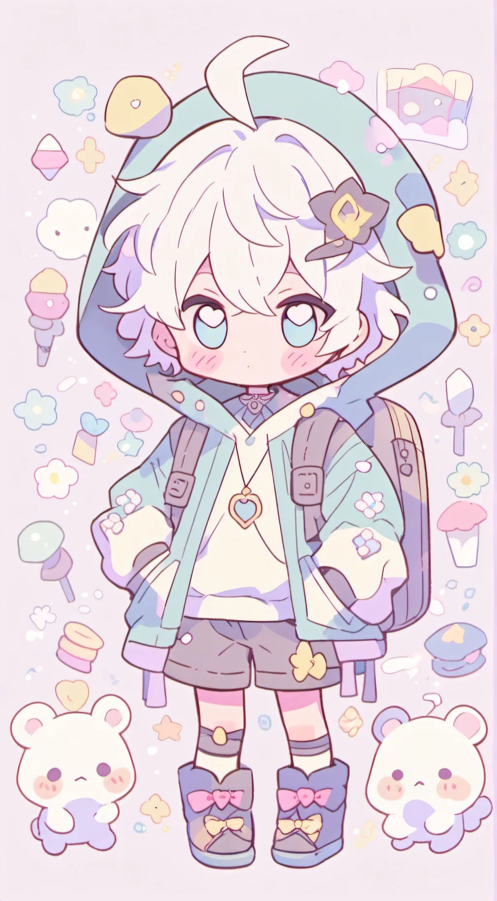 ai character: o menininho background