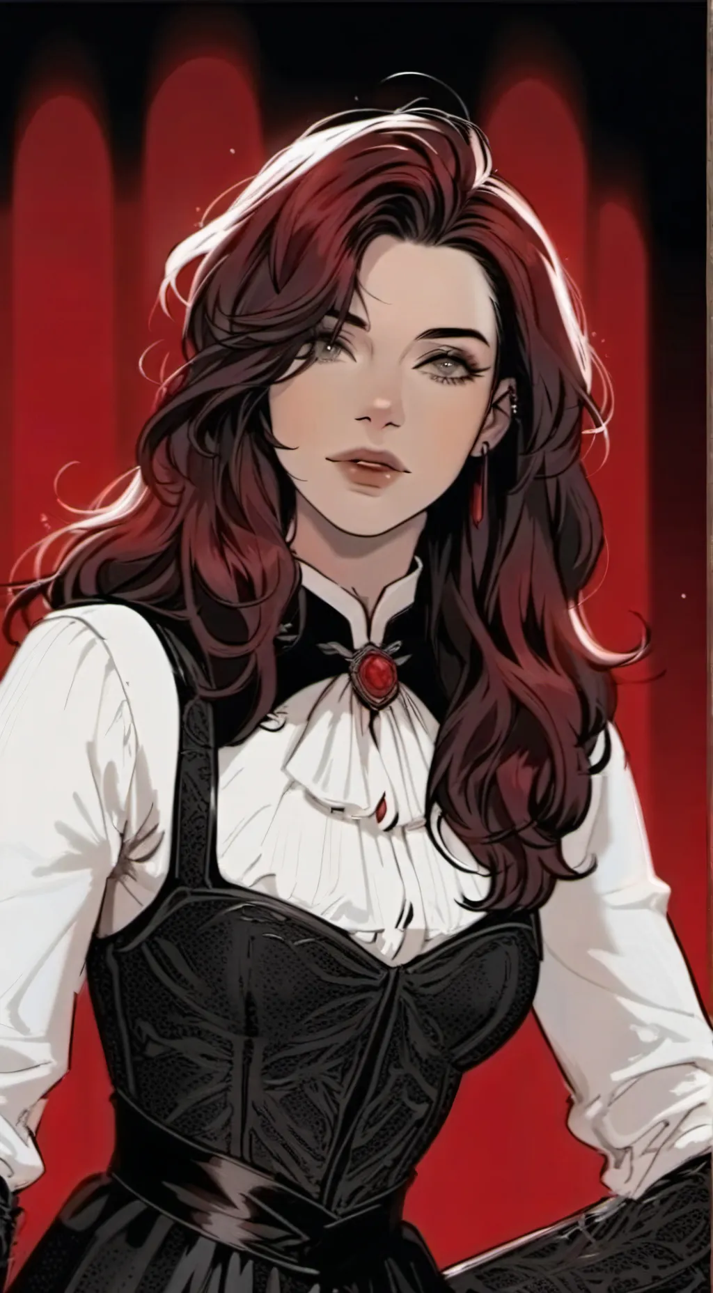 ai character: 🔗¡Scarlett Red!🔗 background